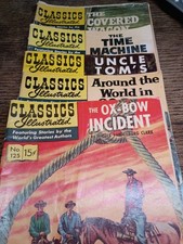 Classici vintage illustrati, graphic novel/fumetti cinque pezzi