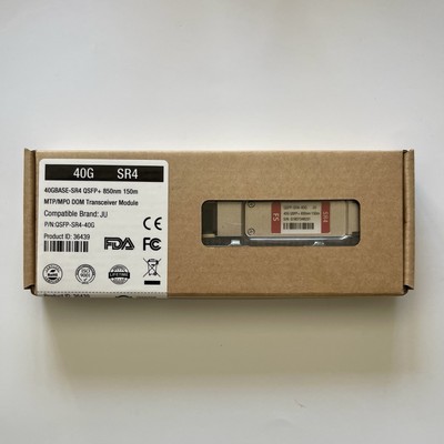 NEW FS Fiberstore QSFP-SR4-40G QSFP+ Juniper Compatible Optical Transceiver