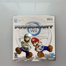 Mario Kart with Wheel for Nintendo Wii 2008 New Sealed Box