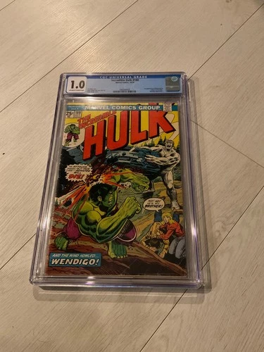 The Incredible Hulk #180 Marvel Comics 10/74 CGC graded 1.0