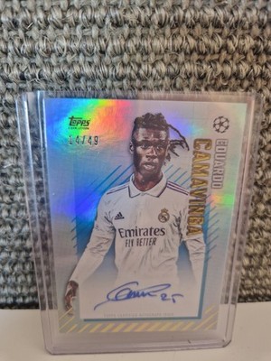 Topps Gold UCL 2022-23 Eduardo Camavinga Autograph Auto 14/49