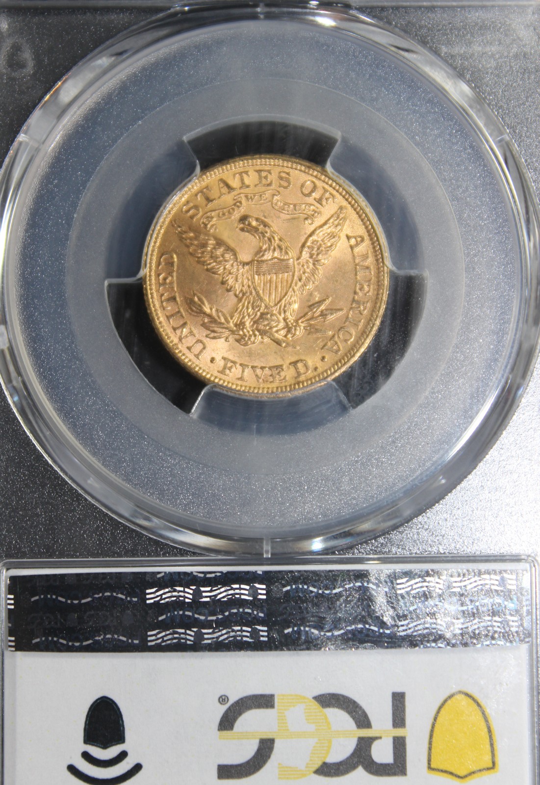 1899 MS63 Liberty Half Eagle PCGS 46170843