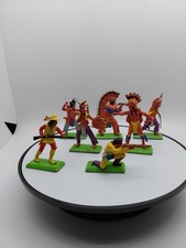 BRITAINS  AMERICAN WILD WEST INDIANS STANDING X 7