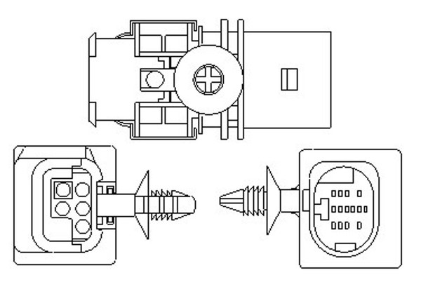 Magneti Marelli Lambdasonde Sensor Abgassteuerung 466016355173 FüR Opel Agila 4-image