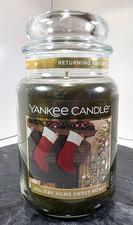 Yankee Candle Holiday Home Sweet Home Jar Candle 22 Oz.