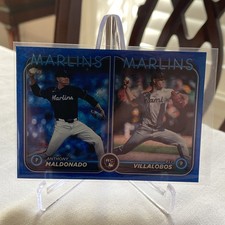 2024 Topps Update Rookie Combo Maldonado Villalobos Card Blue Foil US305 /999