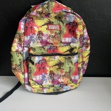 Marvel Super Hero Backpack Comic Book Multico...