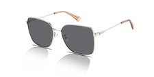 Polaroid PLD 4158/G/s/X Women's Sunglasses 010/M9 Palladium/Grey Polarised