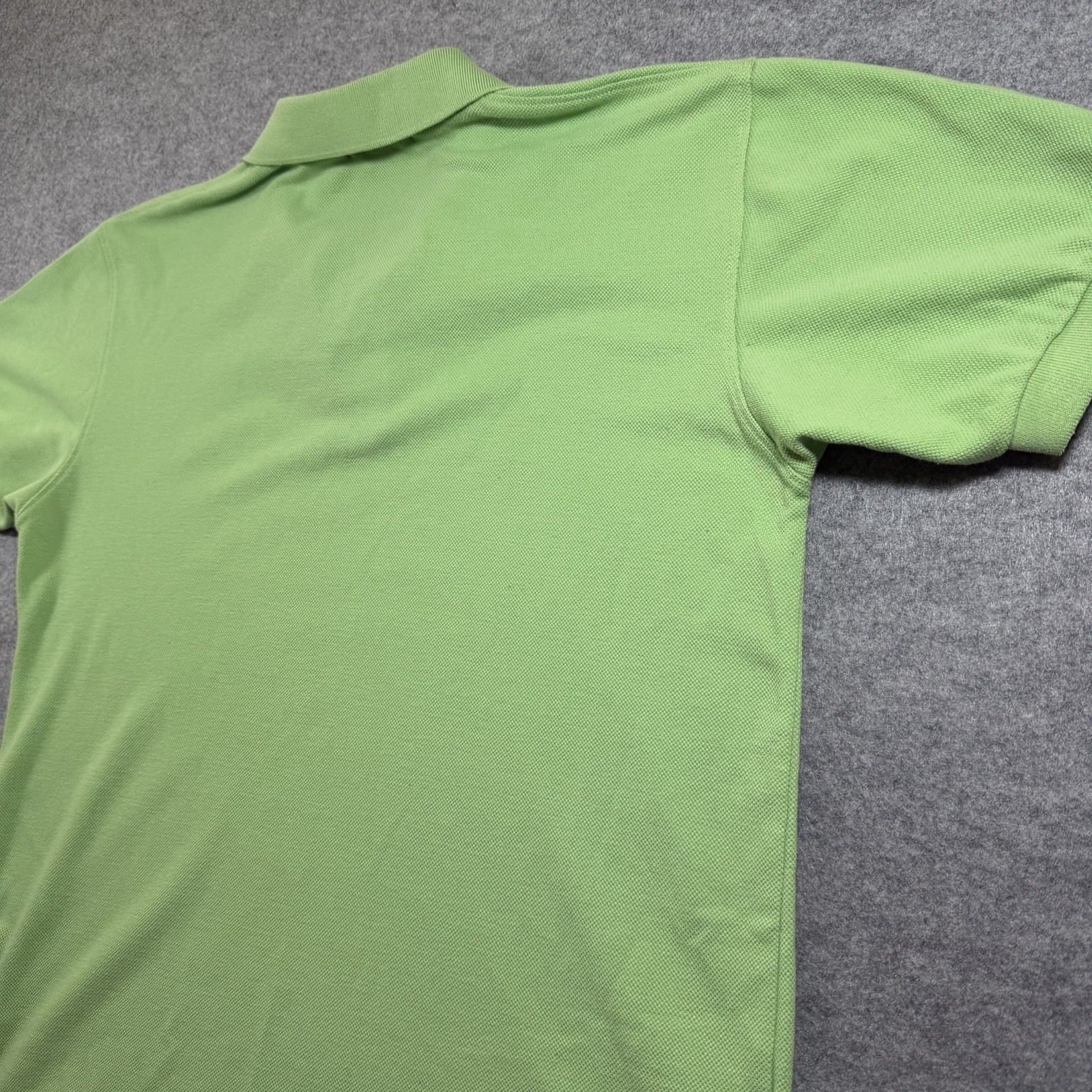 Vintage 80s Polo Ralph Lauren SS Polo Shirt Mens XL USA Made Green Navy Cotton thumbnail 10