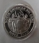 North American Hunting Club Super Slam 1 Troy Oz .999 Silver Round