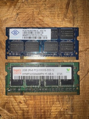 2GB DDR2 SO-DIMM 667MHz Mixed Brands