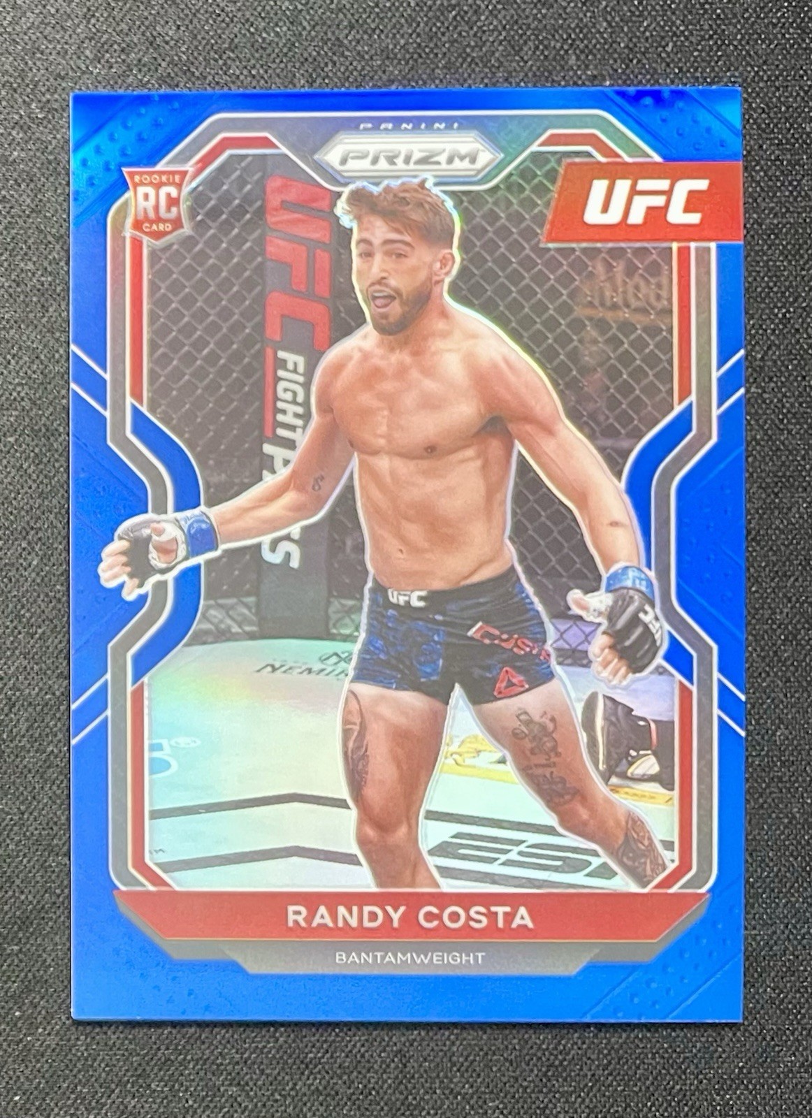 2021 Panini Prizm UFC Blue Prizm Randy Costa RC /199 #89 Rookie