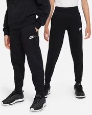 Nike Kids sportswear club fleece pants unisex joggers black