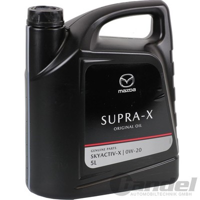 5 LITER ORIGINAL MAZDA SUPRA-X 0W-20 MOTORÖL für SKYACTIV BENZIN-MOTOREN 0W20 ÖL