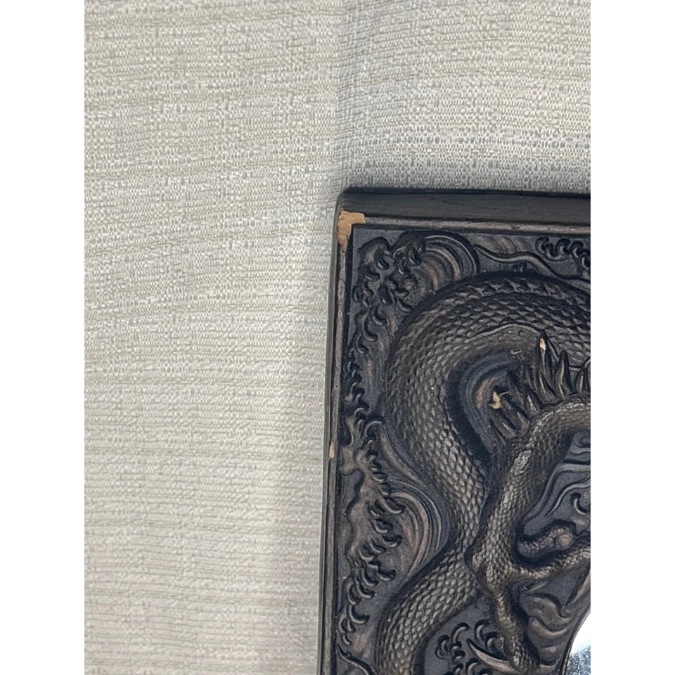 Gargoyles Brooklyn NY Dragon Mirror Wall Decor Asian Art Reproduction Vintage - Image 4 of 4