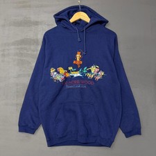 Vintage Disney Store Winnie Pooh 100 Acre Wood Resort Hoodie Oversized Small