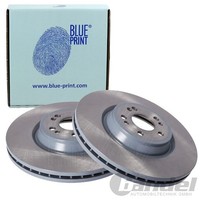 2X Blue Print Bremsscheiben 354Mm BelÜFtet Vorne Passend FüR Mercedes Gle | Adbp
