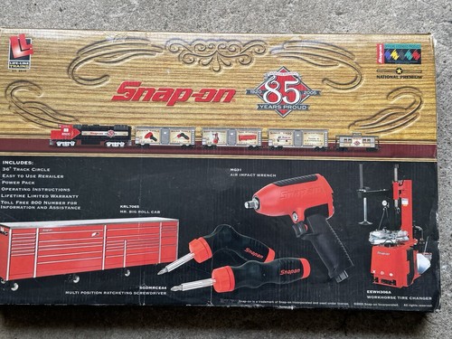 Vtg Life-Like HO Scale Snap-On Tools 85th Anniversary Train Set 2005 Railroad - Picture 3 of 3