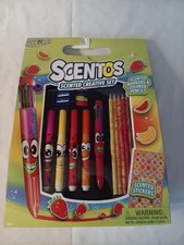 Scentos Scented Creative Set Markers Pencils Stickers Erasers New