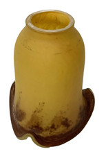 TULIPE ancienne ART-DECO pâte de verre  signée " JDD FRANCE " lampe  lustre