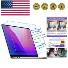 2-Pack Anti Blue Light Screen Protector Compatible with 2022 MacBook Pro 13" ...