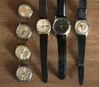 Vintage Watch Job Lot Seiko Citizen Bulova Halsa H.D. Fine Automatic Repairs