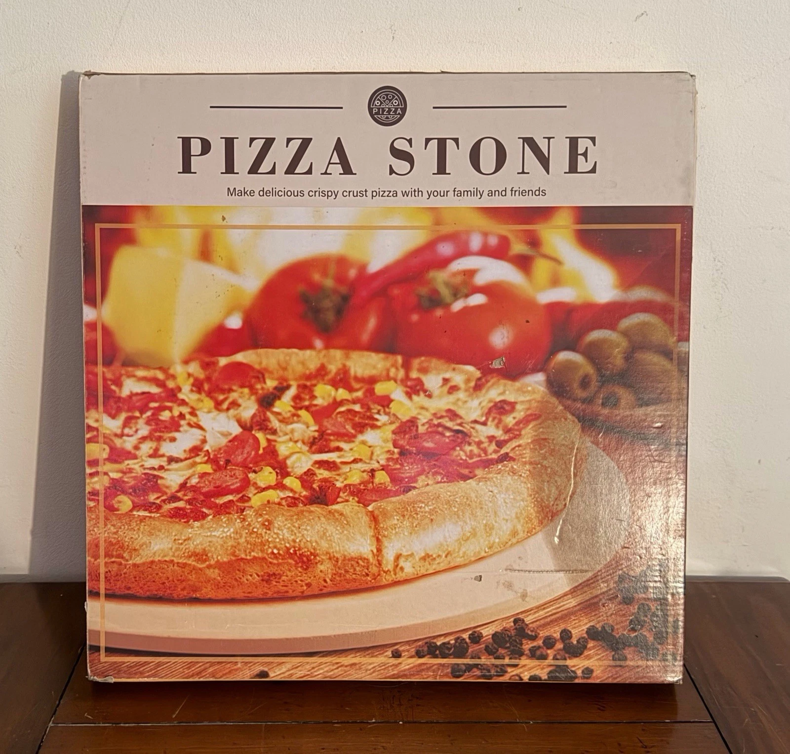 Large Round PIZZA Stone Pan 16” New in Box
