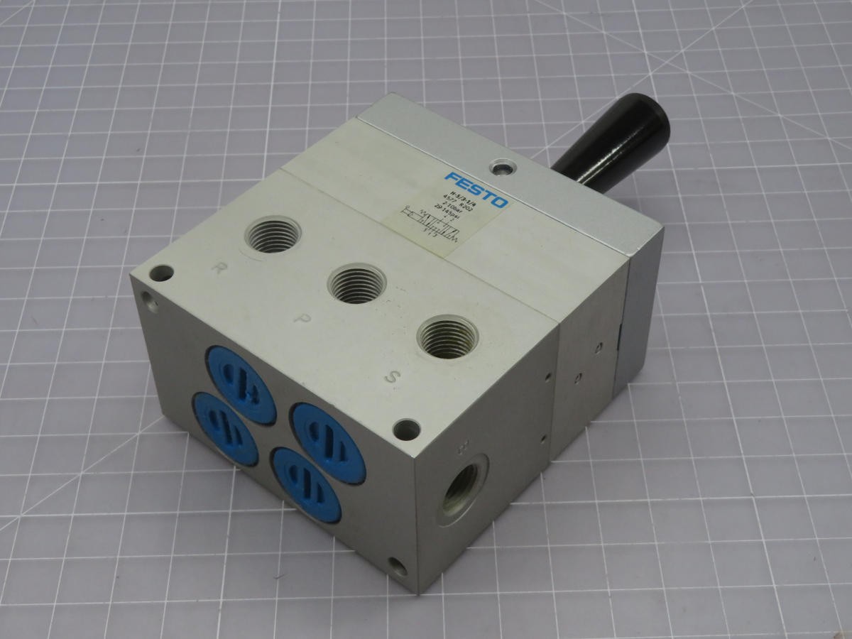 FESTO H-5/3-1/4 TOGGLE LEVER VALVE T221590