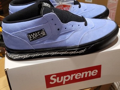 Vans Skate Half Cab X Supreme ' Tribal Barbed Wire - Baby Blue ' SIZE 13 MENS