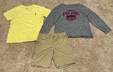Ralph Lauren Polo Boys Size 4T Three Piece Bundle Back To School In Style