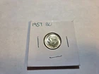 1957 Roosevelt Dime Brilliant Uncirculated Toned