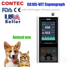 Veterinary Handheld Sidestream CO2 Capnograph Patient Monitor ETCO2 CA10S-VET