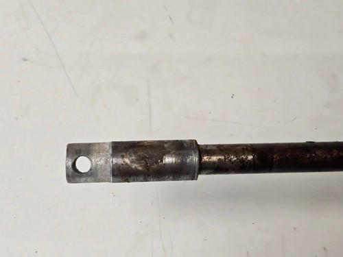 1974 Can-Am TNT 175 Bombardier Front Wheel Pivot Bolt Axle w Spacer MX-1 - Foto 2 di 2
