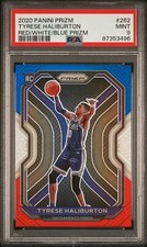 Prizm 2020 NBA Tyrese Haliburton Red White Blue Rookie Card *MINT PSA 9*