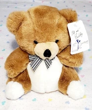 1988 MJC International Adorable Teddy Bear Plush with Original Tag Made in Korea