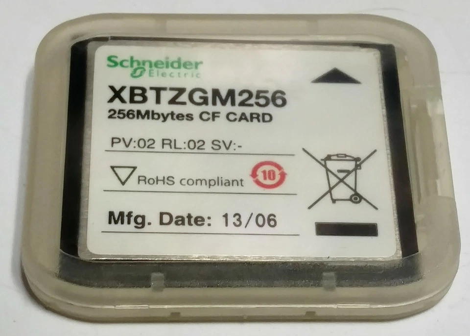 Tarjeta flash compacta Schneider Electric XBTZGM256 256 MB Foto 2 de 3