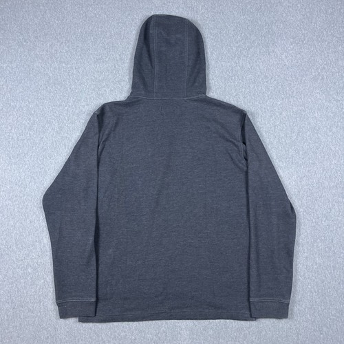 Burton Hoodie Mens Large Dryride Dexter Henley Sweatshirt Soft Grey Tencel Blend - Picture 7 of 11