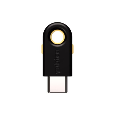 Yubico YubiKey 5C - Two Factor Authentication USB Security Key, Fits USB-C Ports