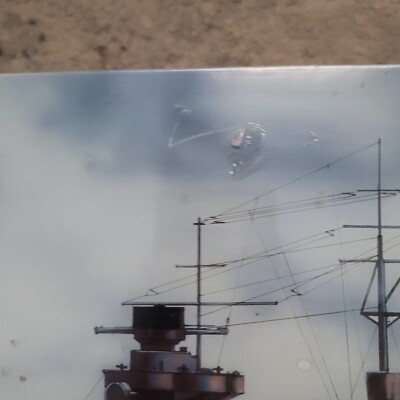 Vintage Heller 1/400 German Battleship Tirpitz 81079 sealed