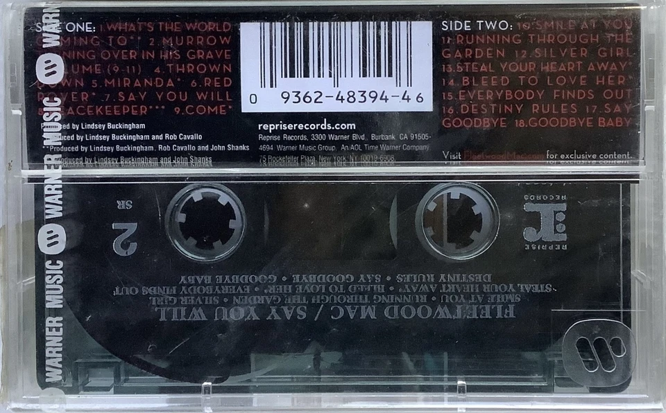 Fleetwood Mac Say You Will Original Thailand Edition Cassette Seal - Image 2 of 2