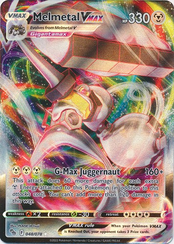 Melmetal VMAX - 048/078 Ultra Rare Pokemon GO NM Pokemon TCG