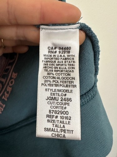 Juicy Couture Velour Track Jacket Full Zip Hooded Vintage Y2k Blue Women's Small - Picture 6 of 8