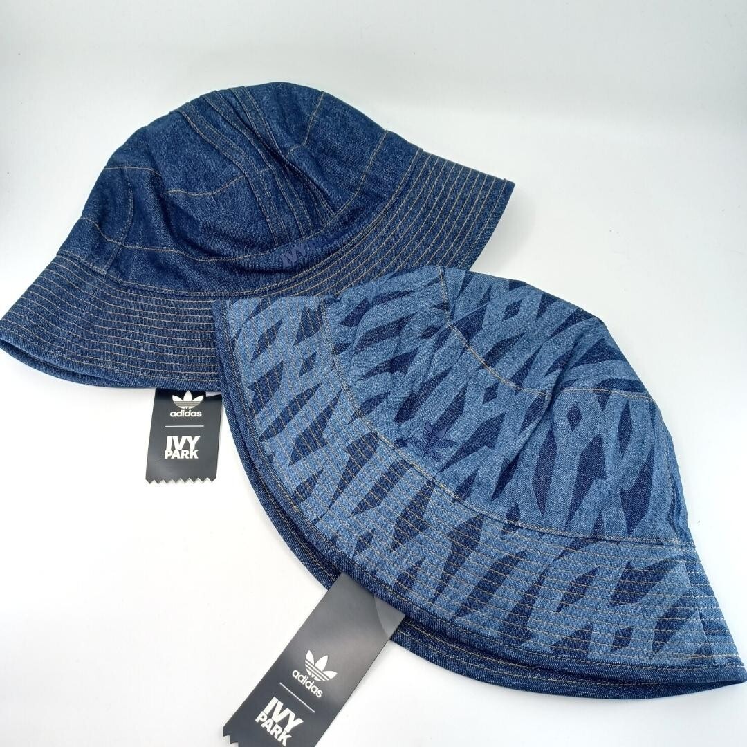 新品 adidas × Ivy Park Bucket Hat 57-60cm adidas Ivy Park Reversible Monogram Bucket Hat Wild Brown