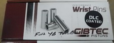 Gibtec GH927x2250x155CD Wrist Pins, 927 Dia, 2.25 Long, .155 Wall, H13, DLC,6Pc