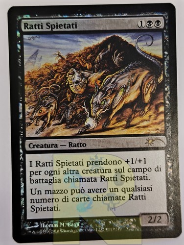 Ratti Spietati / Relentless Rats ® FOIL DCI Promo ® Magic MTG ® Italiano ® EX+ - Picture 5 of 8