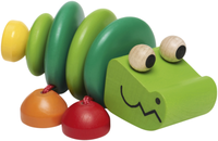 Selecta 61044 Babywelt Greifling Klapper-Kroko