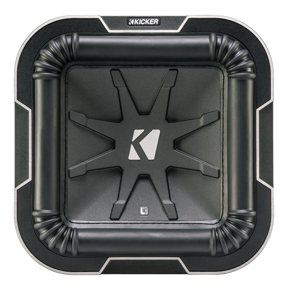 Kicker L7-84 20 cm (8") Square-Subwoofer 2 x 4 Ohm 500 WRMS UVP: 299.-€ - Bild 2 von 4