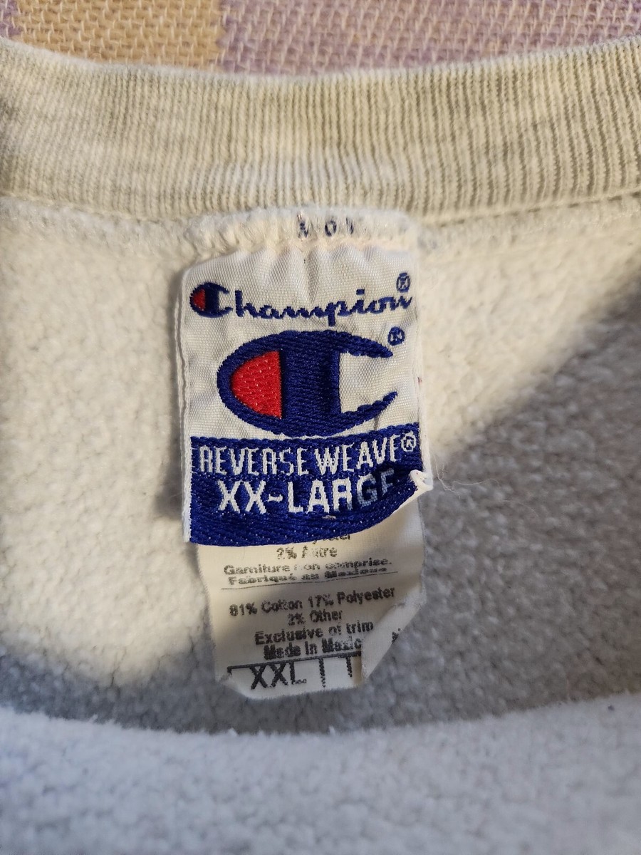 Manhattan College Sweatshirt XL Y2K Champion Reverse Weave