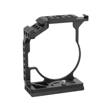 CAMVATE Half Camera Cage w Cold Shoe and 1/4" & 3/8" Thread Hole fr Canon EOS R7
