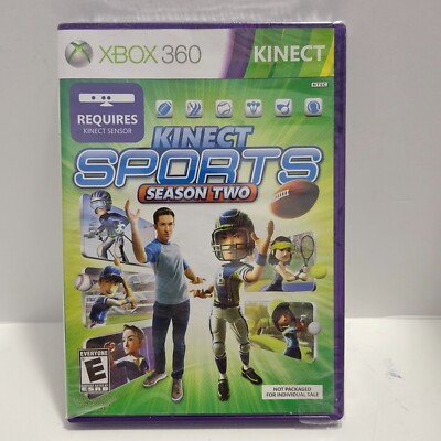 NEW ~ Kinect Sports Season Two 2 Game - Microsoft Xbox 360 ~ SEALED